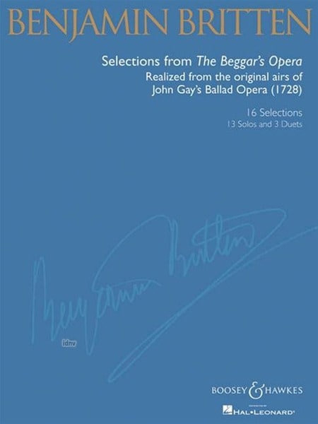 Selection From The Beggar's Opera - Gay John / Britten Benjamin