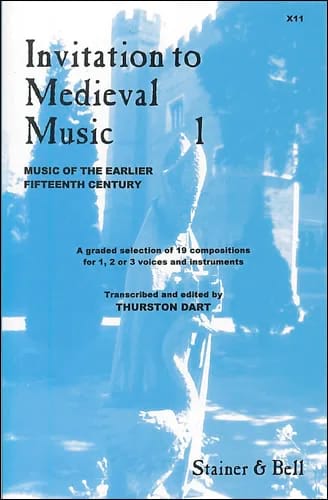 Invitation To Medieval Music Volume 1 Partition Chœur