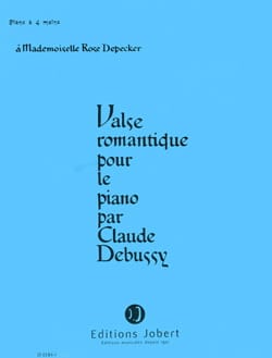 Valse Romantique. 4 Mains DEBUSSY Partition Piano