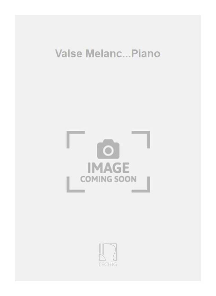 Valse Mélancolique - Paul Ladmirault - Partition - Piano
