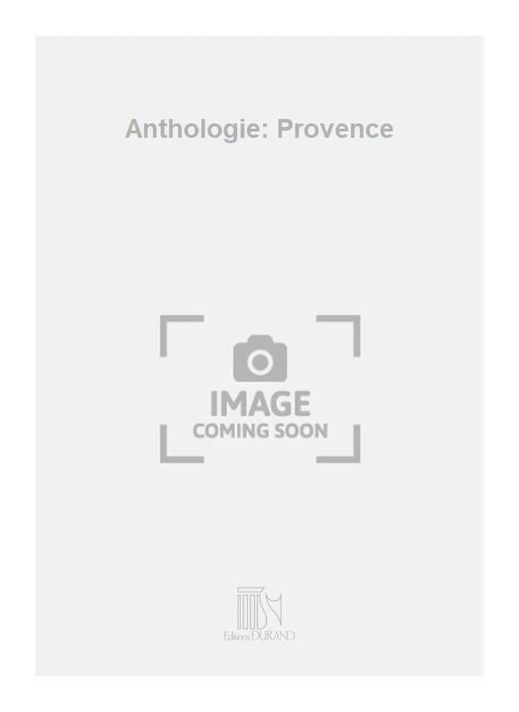 Anthologie de Chants de Provence Joseph Marie Canteloube Partition