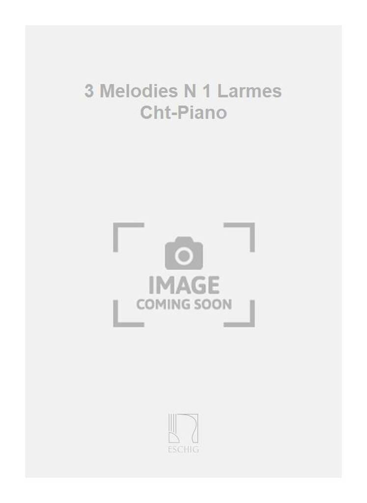 Larmes Albert Diot Partition Mélodies