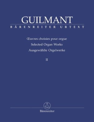 Oeuvres Choisies pour Orgue Volume 2 - Alexandre Guilmant - Partition