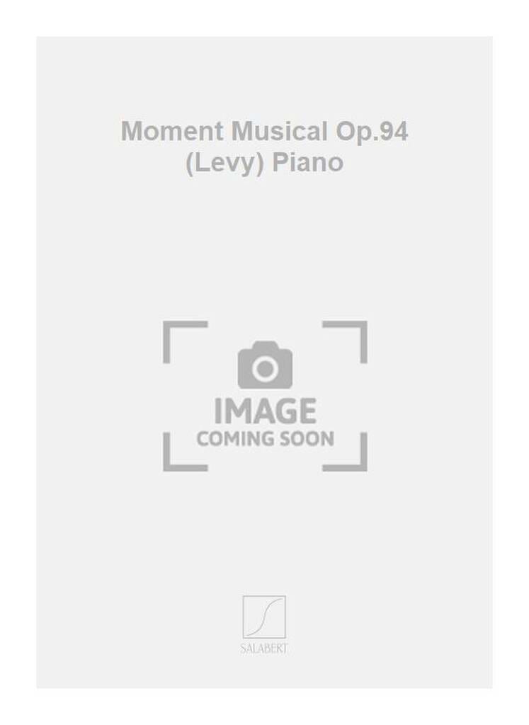 6 Moments Musicaux Op. 94 SCHUBERT Partition Piano