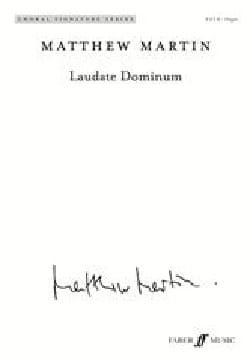 Laudate dominum Matthew Martin Partition Chœur