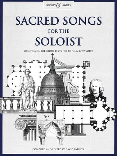 Sacred Songs For The Soloist. Voix Grave Partition Mélodies
