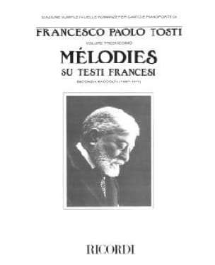 Mélodies su testi Francesi Francesco Paolo Tosti Partition Mélodies
