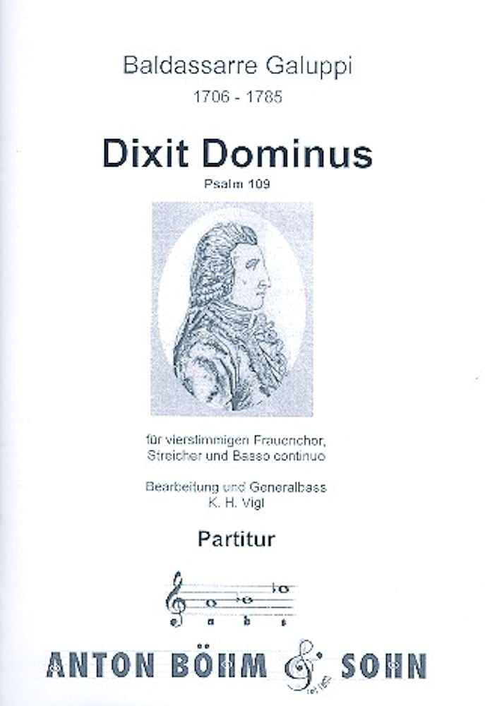 Dixit Dominus - Baldassare Galuppi - Partition