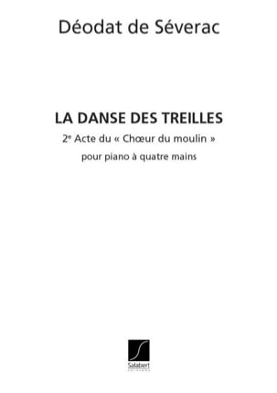 La Danse des Treilles. 4 Mains Déodat de Séverac Partition Piano