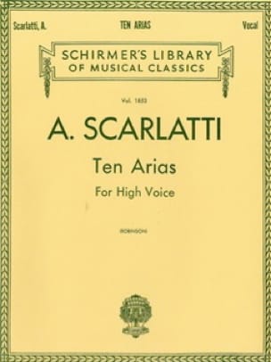 10 Arias. Voix Haute Alessandro Scarlatti Partition Opéras