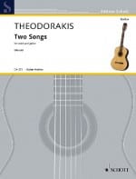 Two Songs THEODORAKIS Partition Guitare