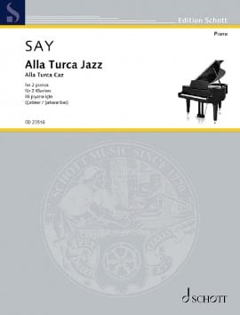 Alla Turca Jazz. 2 Pianos Fazil Say Partition Piano