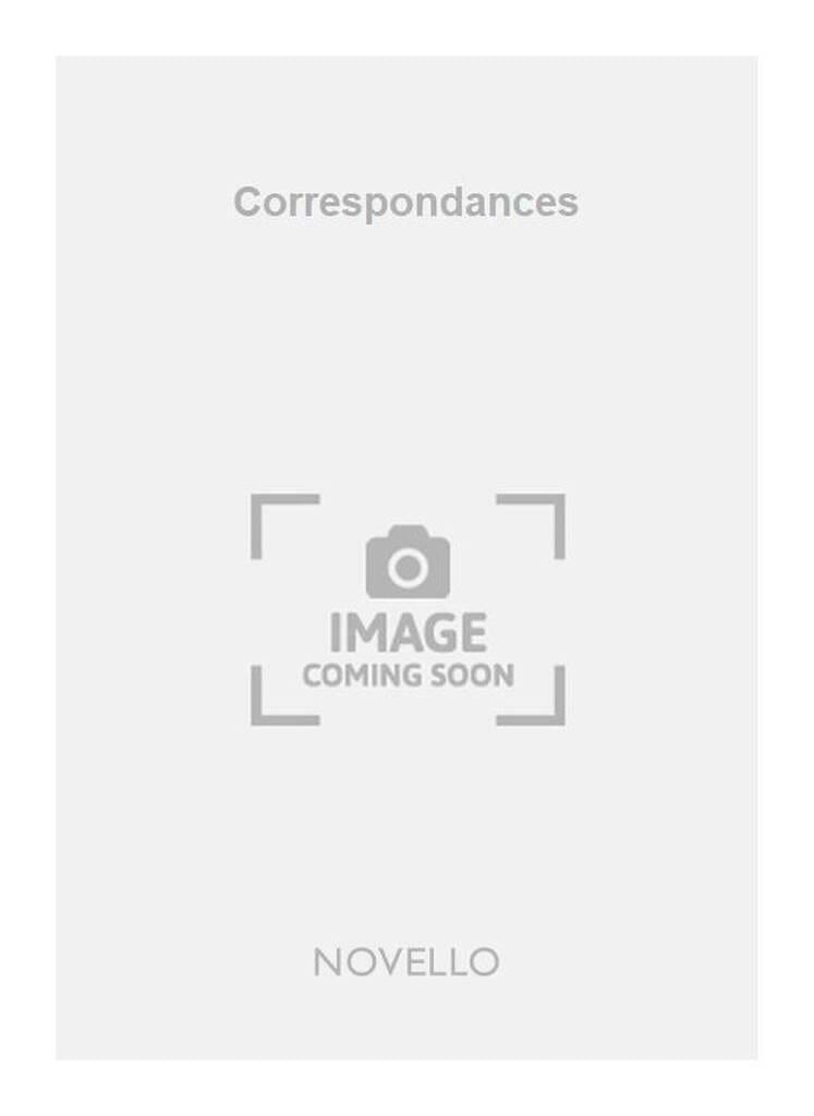 Correspondances Jonathan Harvey Partition Mélodies