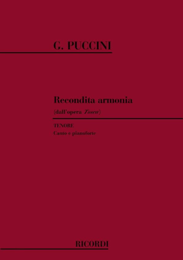 Recondite Armonia PUCCINI Partition Opéras