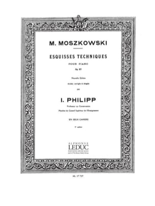 Esquisses Techniques Opus 97 Volume 1 - Moritz Moszkowski - Partition