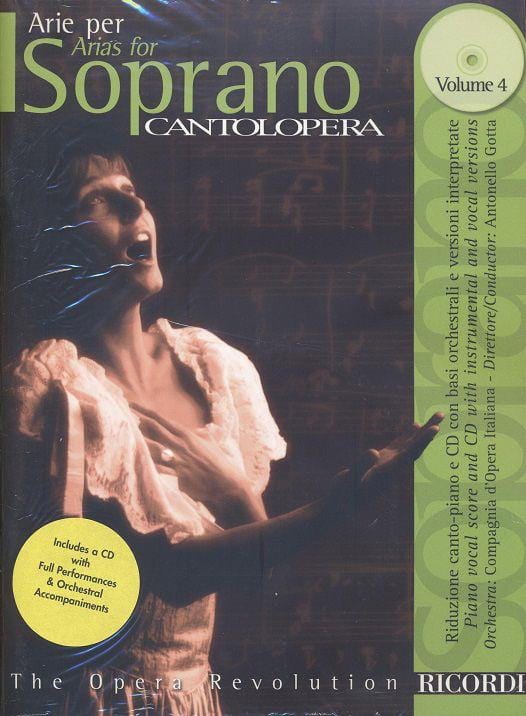 Arie Per Soprano Volume 4 Partition Opéras