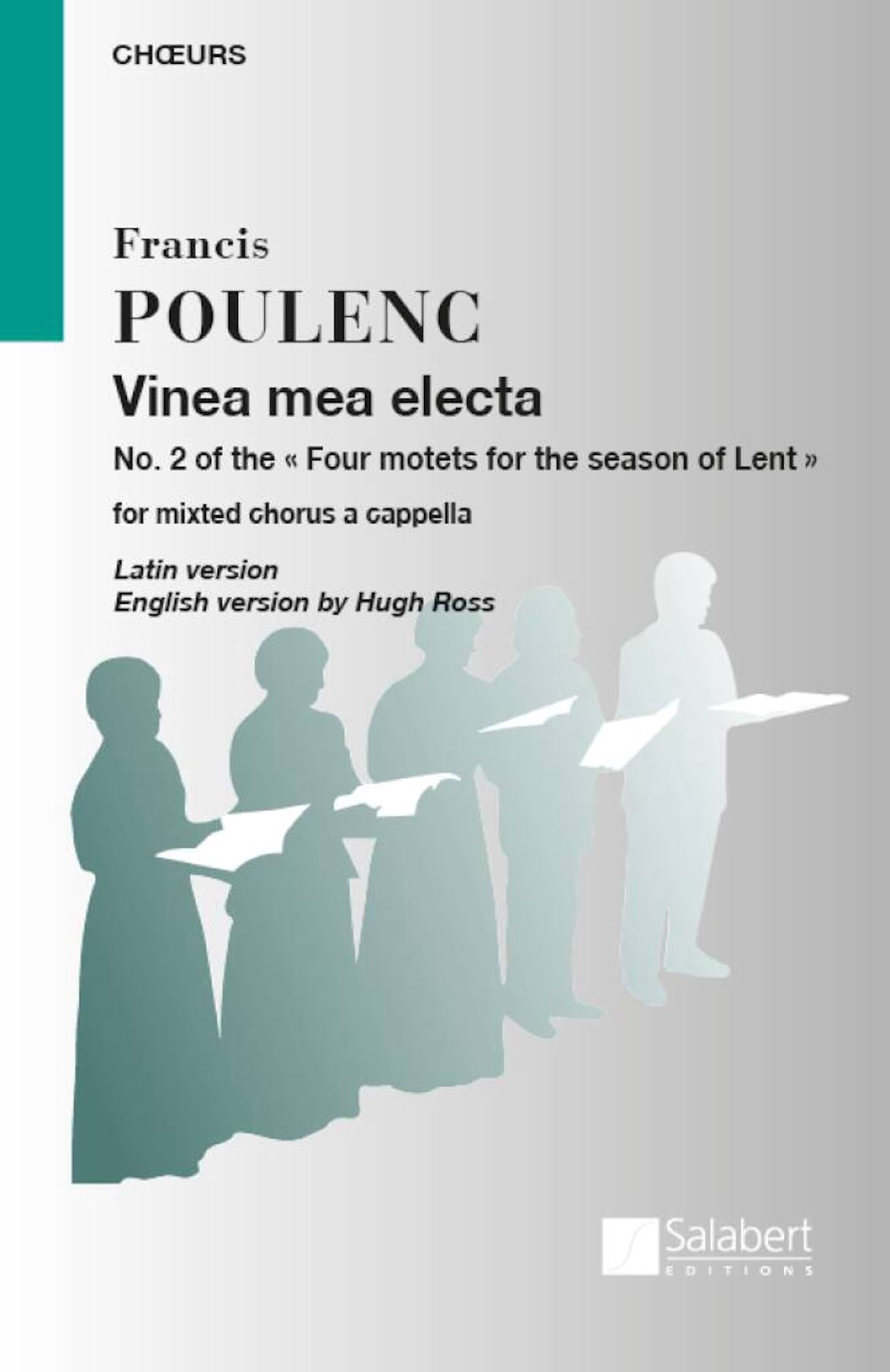 Vinea Mea Electa POULENC Partition Chœur