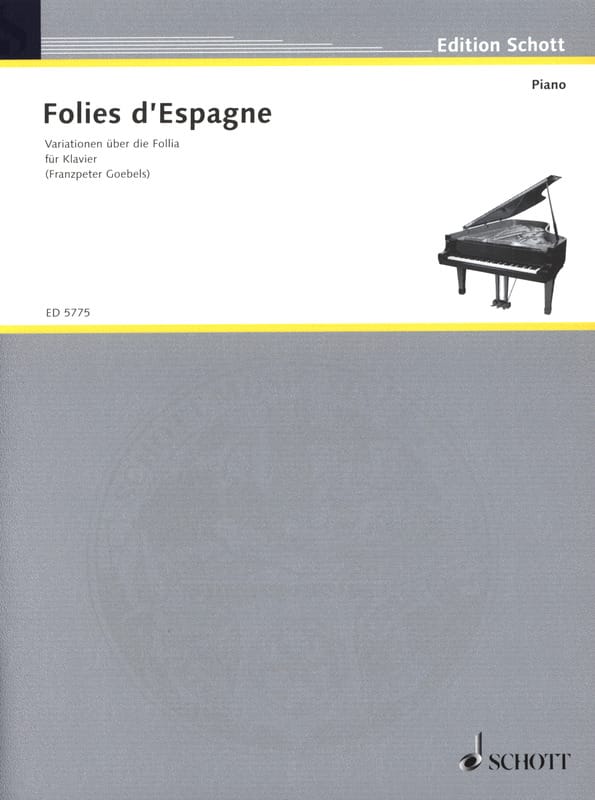 Folies d'Espagne Partition Clavecin