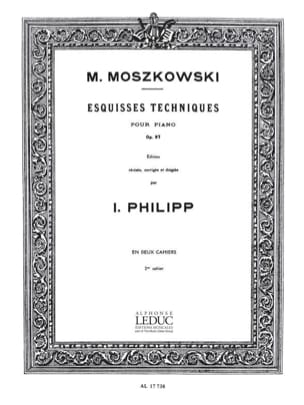 Esquisses Techniques Opus 97 Volume 2 - Moritz Moszkowski - Partition
