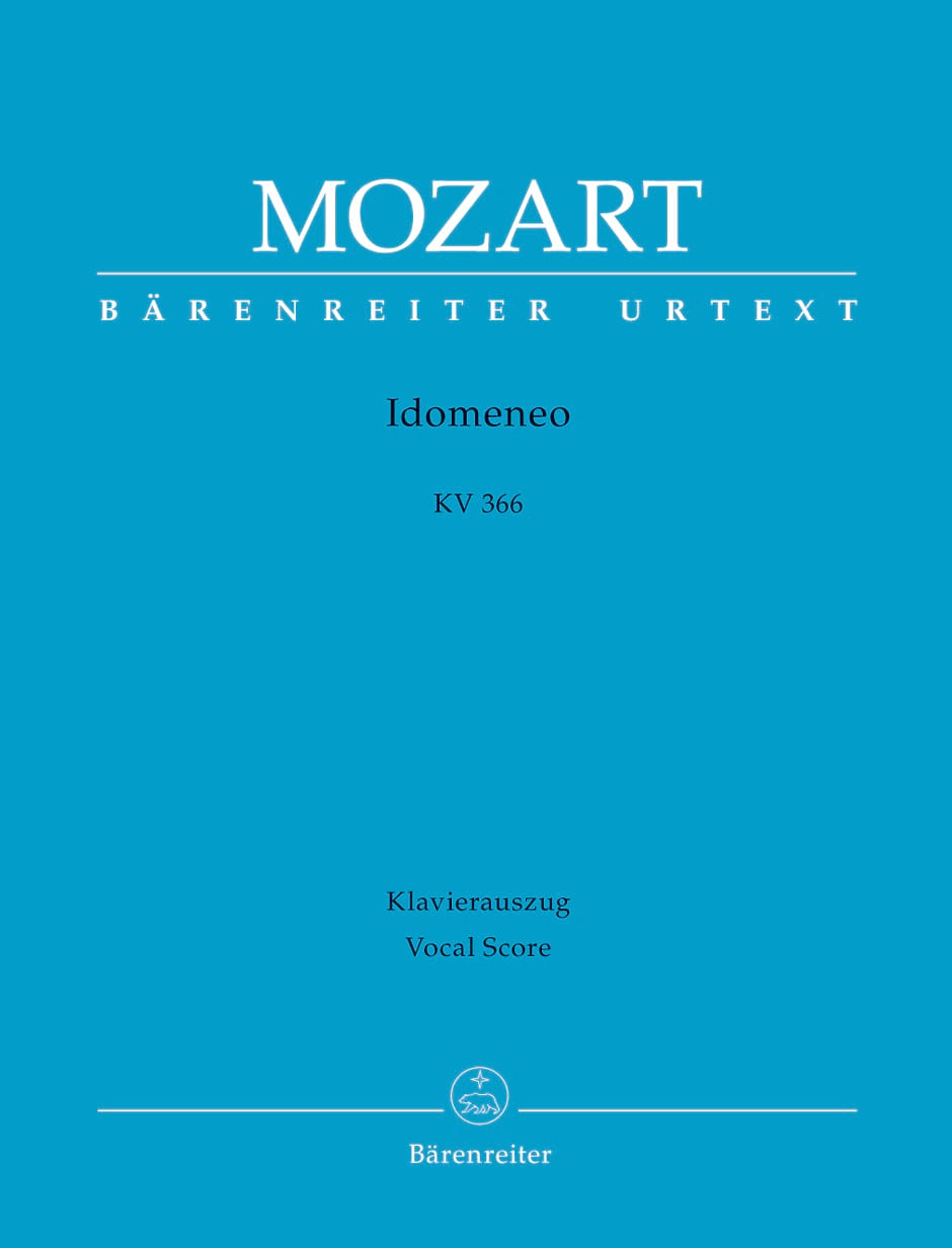 Idomenée - Edition Reliée MOZART Partition Opéras