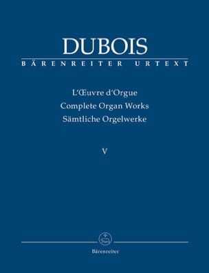Oeuvre d'Orgue. Volume 5 Théodore Dubois Partition Orgue