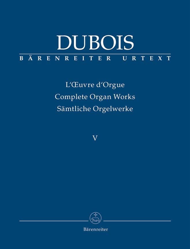Oeuvre d'Orgue. Volume 5 Théodore Dubois Partition Orgue