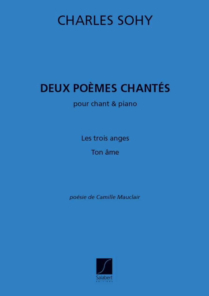 2 Poèmes Chantés Charlotte Sohy Partition Mélodies