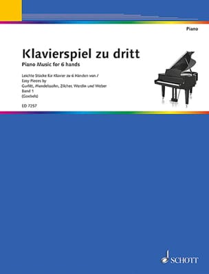 Klavierspiel zu dritt Bd 1 Partition Piano