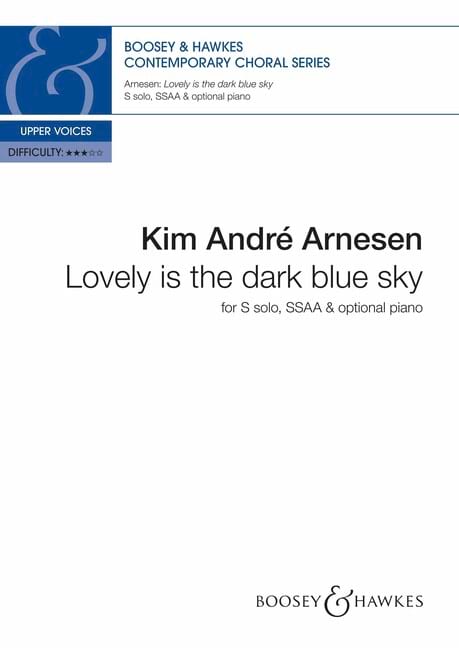 Lovely is the dark blue sky Kim André Arnesen Partition Chœur