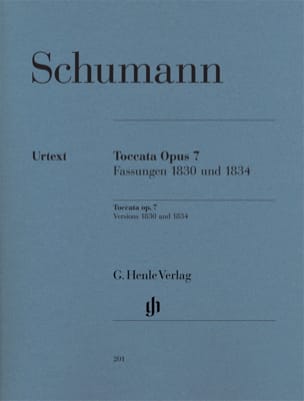 Toccata en Ut majeur Opus 7 SCHUMANN Partition Piano