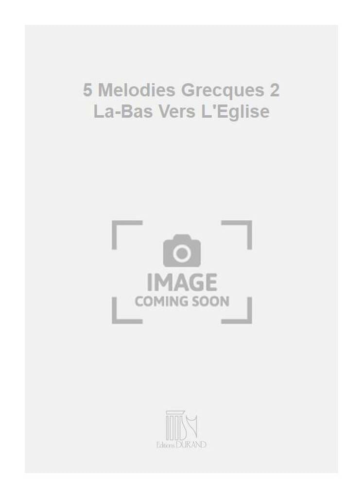 Là-Bas vers L'église RAVEL Partition Mélodies