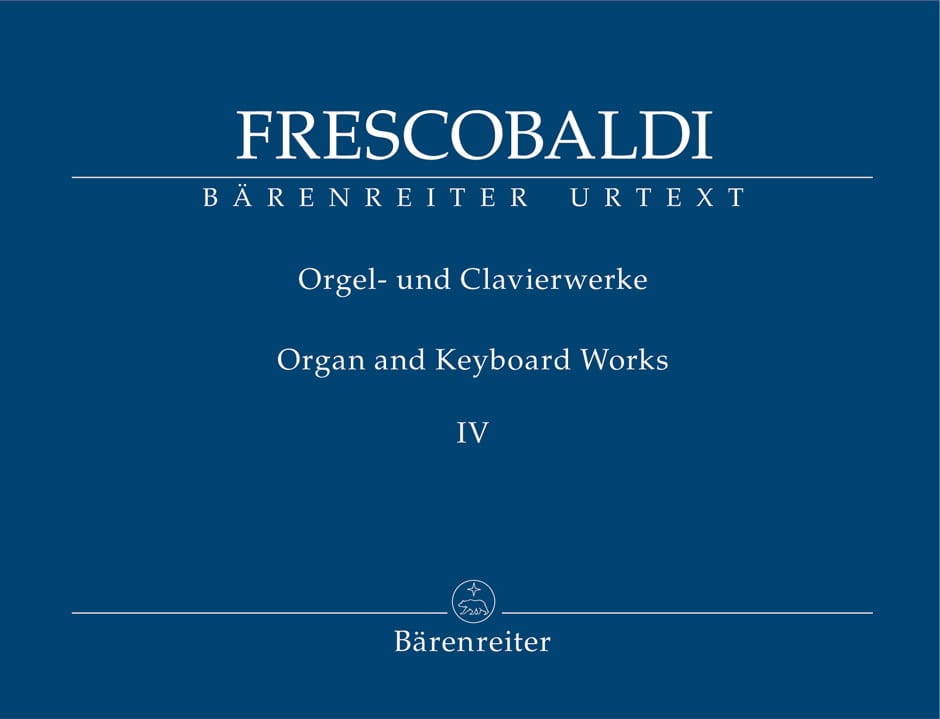 Oeuvres pour Orgue et Clavier. Volume 4 FRESCOBALDI Partition Orgue