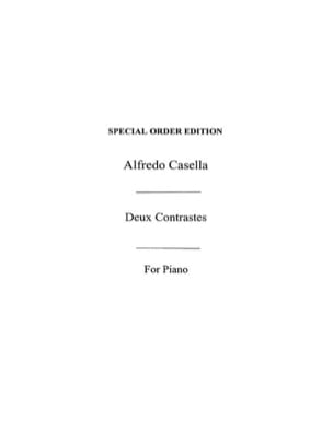 2 Contrastes Alfredo Casella Partition Piano