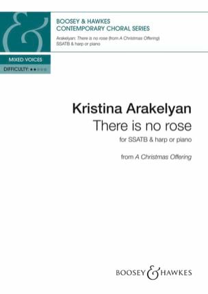 There is no rose Kristina Arakelyan Partition Chœur