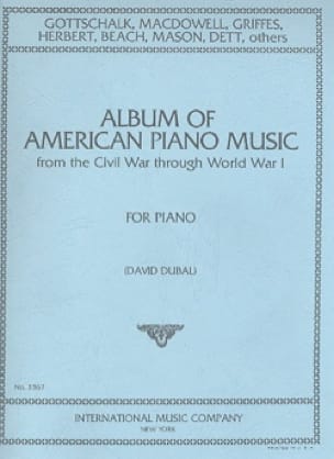 Album Of American Piano Music Partition Piano