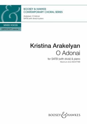 O Adonai Kristina Arakelyan Partition Chœur