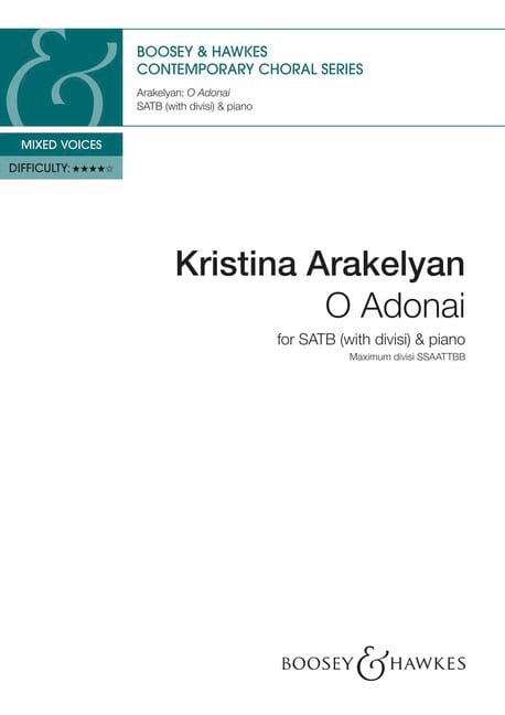 O Adonai Kristina Arakelyan Partition Chœur