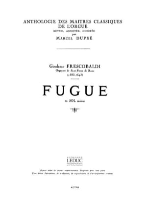Fugue En Sol Mineur - Frescobaldi Girolamo / Dupré Marcel - Partition