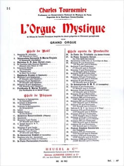 23ème Dimanche Après la Pentecôte. Orgue Mystique 51