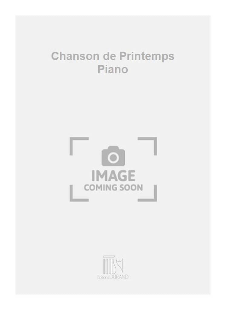 Chanson de Printemps Op. 62-6 MENDELSSOHN Partition Piano