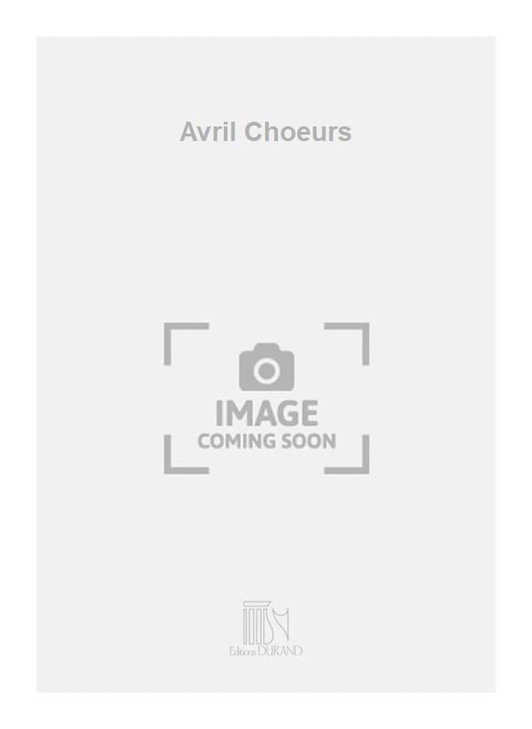 Avril - Louis Aubert - Partition - Chœur