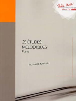 25 Etudes mélodiques Sylvie Raynaud-Zurfluh Partition Piano