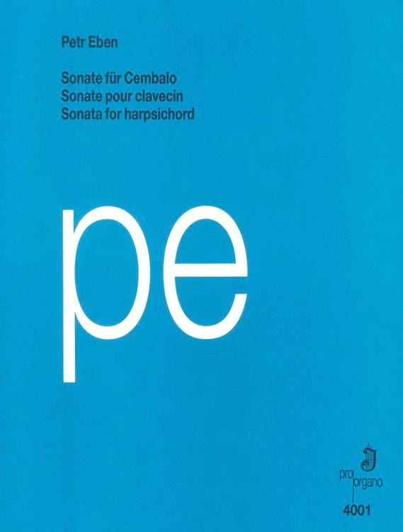 Sonate Petr Eben Partition Clavecin