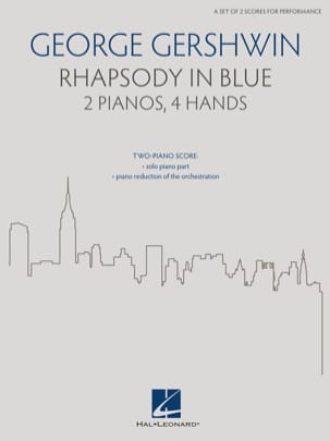 Rhapsody In Blue. 2 Pianos GERSHWIN Partition Piano