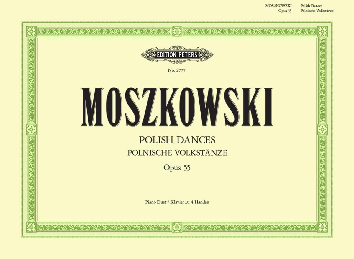 Danses Populaires Polonaises Opus 55. 4 Mains - Moritz Moszkowski