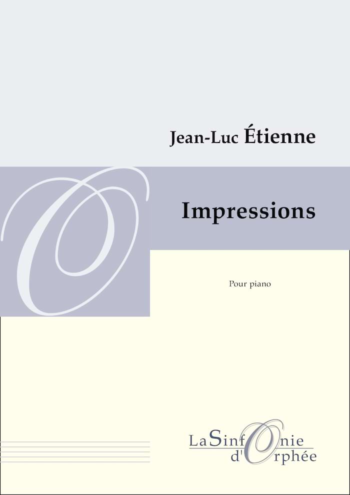 Impressions pour piano - Jean-Luc Etienne - Partition - Piano