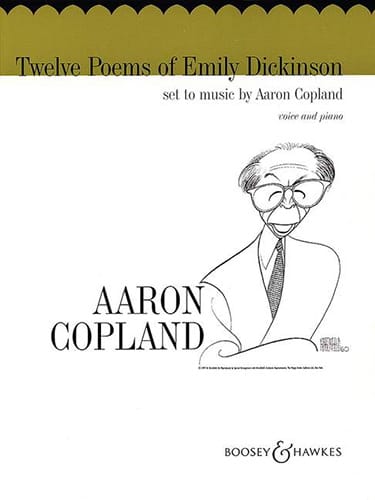 12 Poems of Emily Dickinson - COPLAND - Partition - Mélodies