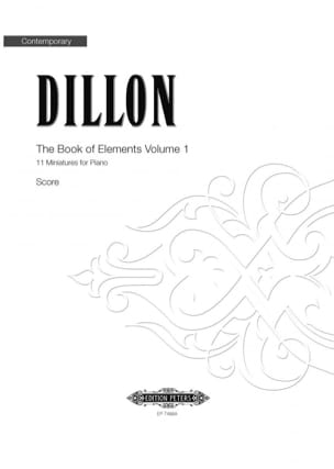 The Book of Elements. Volume 1 James Dillon Partition Piano