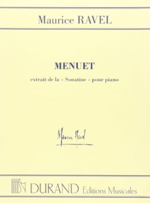 Menuet de la Sonatine - RAVEL - Partition - Piano