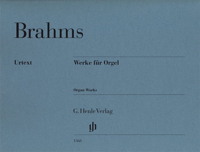 Oeuvres pour orgue BRAHMS Partition Orgue